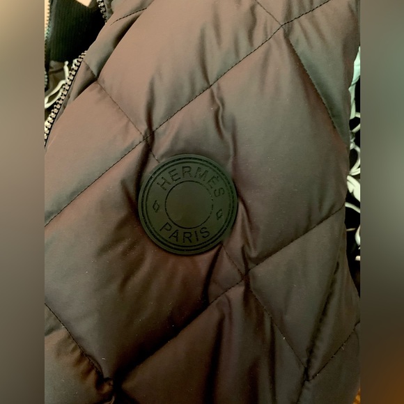 HERMES ❌SOLD❌PARIS PROMENADE DU MATIN PUFFER JACKET COAT VEST REVERSIBLE NEW - Picture 10 of 16